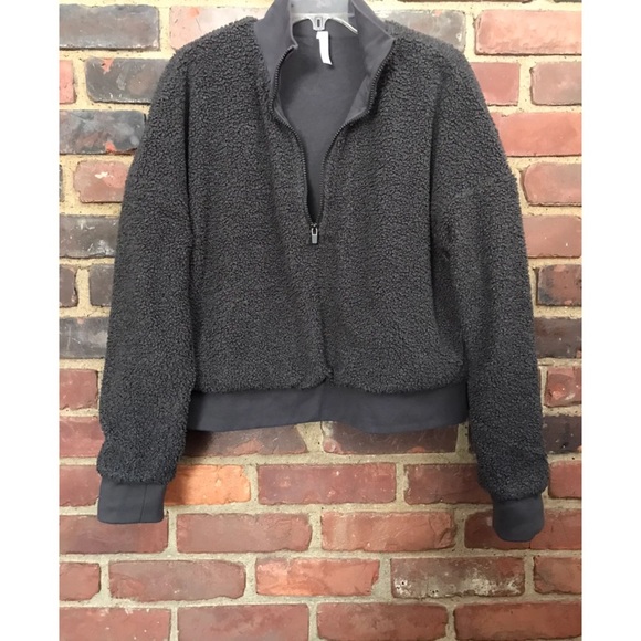 FABLETIC V Neck Dream Polar Fleece Pullover -L - Picture 2 of 2